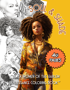 "Soul & Shade" A Harlem Renaissance Coloring Book
