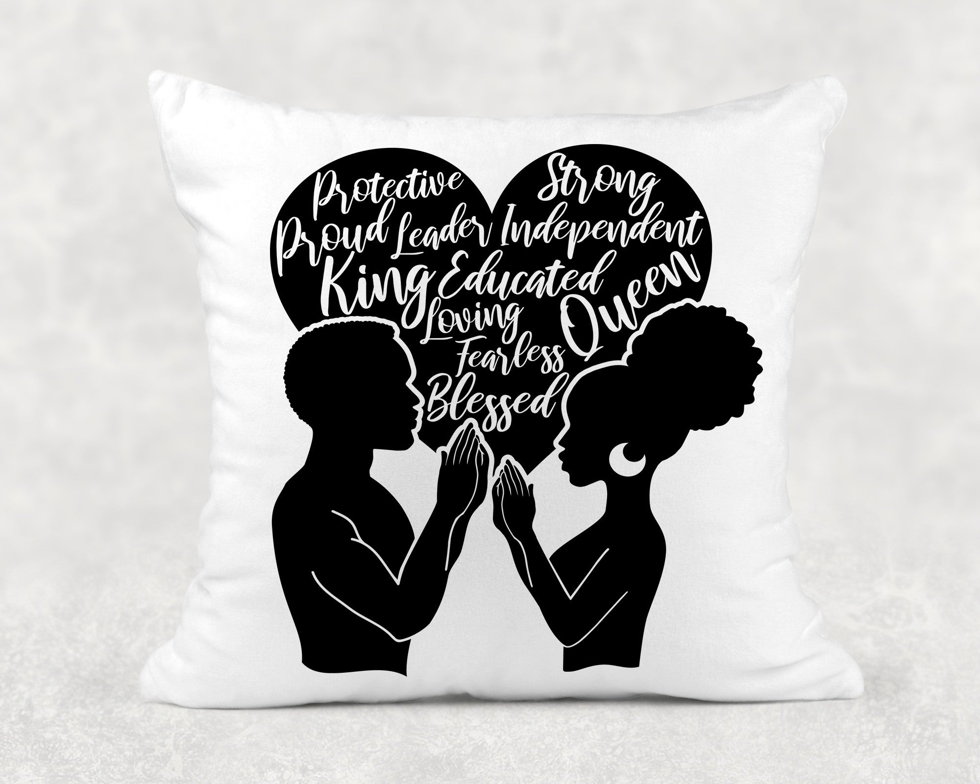 King & Queen Love Pillow