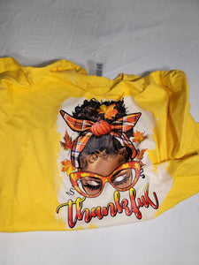 Thankful Afro Messy Bun