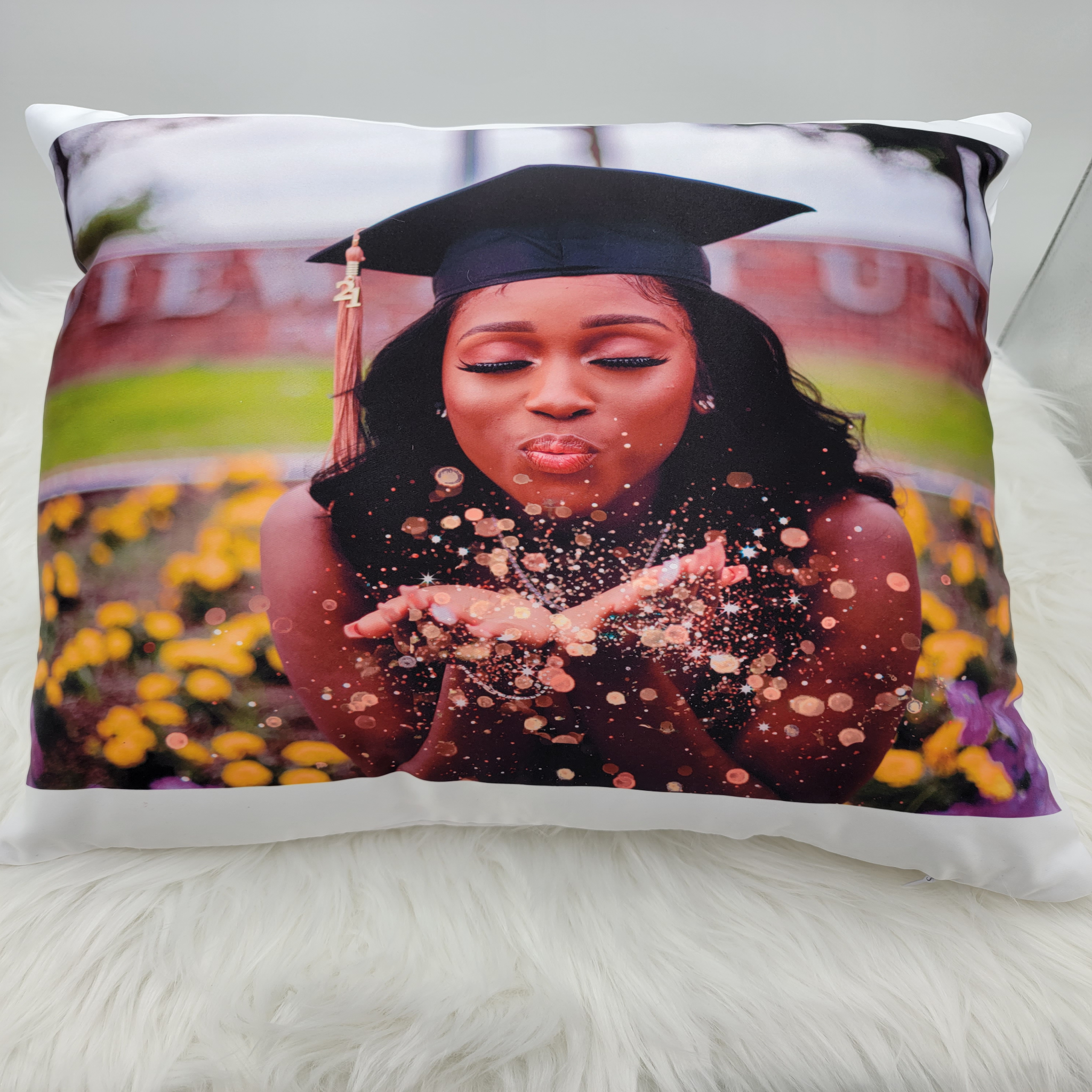 Personalized graduation hotsell pillow