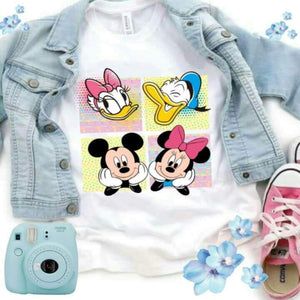 Daisy & Donald, Mickey & Minnie T-Shirt
